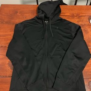 Nike Black Thermafit Zip Up Hoodie